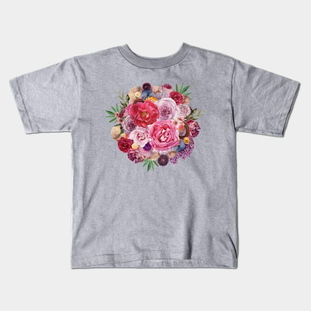 Wild Flowers Kids T-Shirt by HoangNhatDesign